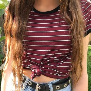 striped tee